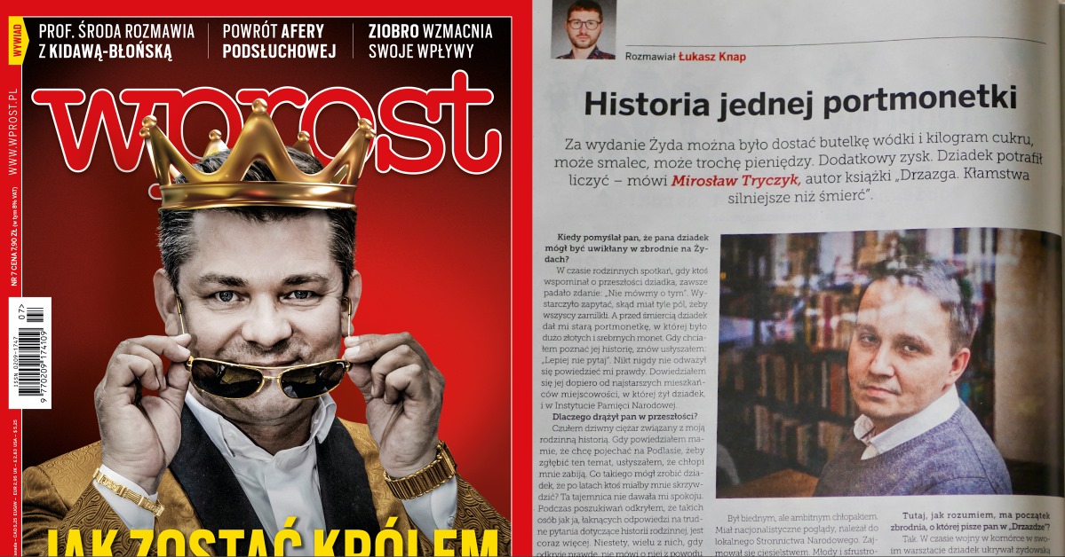 Read more about the article „Drzazga”: wywiad z Mirosławem Tryczykiem we „Wprost”
